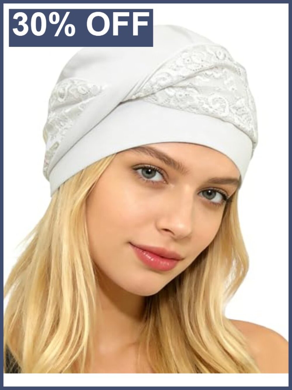 Women's Knot Turban Beanie - Soft Knit Chemo Headwear, One Size
